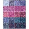 Island Batik Fabric Strip Pack | Rosy Bloom