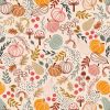 Snuggle Up Season Flannel Lewis & Irene | Pumkins On Cream