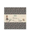 Tilda Basics Brie Fabric | Charm Pack, 5" Squares