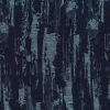 9.5oz Washed Denim Fabric | Textured Finish - Dark Blue