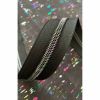 Sassafras Lane Zipper #5, 3 Yards | Black Tape, Iridescent Teeth