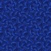 Lewis & Irene Porcelain & Seaglass Fabric by Stuart Hillard | Fronds Dark Blue