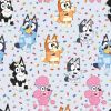Licensed Cotton Fabric | Bluey & Friends