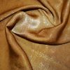 Silk Touch Velvet Satin Fabric | Dark Gold