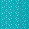 Cotton Rich Jersey Fabric | Star Turquoise Blue