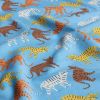 Cotton Rich Jersey Fabric | Tiger Blue