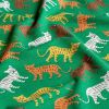 Cotton Rich Jersey Fabric | Tiger Green