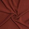Couture Stretch Crepe Fabric | Terracotta