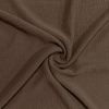 Couture Stretch Crepe Fabric | Coffee