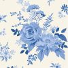 Tilda Something Blue Fabric | Wildgarden Blue