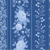 Tilda Something Blue Fabric | Blender - Borders Night