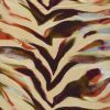 Viscose Jersey Fabric | Digitally Printed Zebra Rich Sand