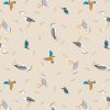 Small Things Rivers & Creeks Fabric | Herons & Kingfisher Cream