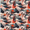 Premium Cotton Poplin Fabric | Japanese Print