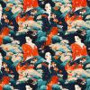Premium Cotton Poplin Fabric | Japanese Print