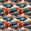 Premium Cotton Poplin Fabric | Japanese Print