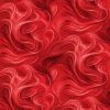 Extra Wide Fabric | Swirls Red