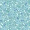 A Winters Moon Lewis & Irene Fabric | Frosted Foliage Light Aqua