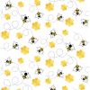 American Touch Flannel | Bees White