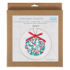 Embroidery Hoop Kits - 15cm | Holly Berry Bauble