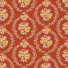 Tilda Village Life Fabric | Mable Rust 
