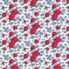 Tilda Village Life Fabric | Margot Burgundy 