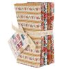 Tilda Village Life Fabric | Fat Quarter Bundle Rust/Ochre