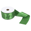 Wire Edged Single Face Satin Ribbon | Bright Green, 63mm x 25m Roll