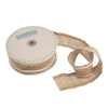 Cotton Trimmed Hessian Ribbon | Border, 28mm x 10m