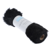 Faux Fur Mini Roll, 1m x 30cm | Short Pile Black