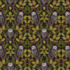 Old Quercus Lewis & Irene Fabric | Wise Owls Dark Oak