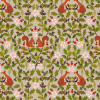Old Quercus Lewis & Irene Fabric | Fox And Squirrel Dark Stone