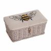 Sewing Box (S): Woven Basket: Linen Bee