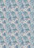 Michaelmas Fabric | Multi Floral Light Blue