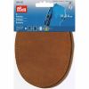 Patches - Sew On - Sueded Leather | Oval 10x14cm | Camel