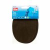 Patches - Iron On - Suede | Oval 10x14cm | Olive