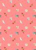 Small Things Pets Fabric | Birds Tropical Coral