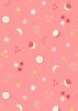 Small Things Glow Fabric | Night Sky Sundown Pink