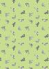 Small Things Polar Animals Fabric | Seals Lime