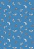 Small Things Polar Animals Fabric | Seals Surf Blue