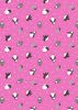 Small Things Polar Animals Fabric | Penguins Aurora Pink