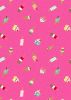 Small things Sweet Fabric | Ice Cream Bright Pink