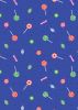 Small things Sweet Fabric | Sweets Bright Blue