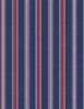 At The Helm Fabric | Multi Stripe Dark Blue