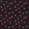 Little Matryoshka Fabric | Floral Black