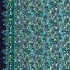 Effervescence Fabric | Full Width Border Multi Dot Ocean