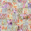 Canvas Fabric Batik Patchwork | Soft Tones