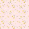 Cassandra Connolly Joys Of Spring Fabric | Daffodil Delight Pastel Pink
