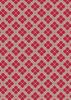 Celtic Reflections Fabric | Check Red with Silver Metallic