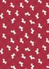 Celtic Reflections Fabric | Scotty Red with Silver Metallic Collar